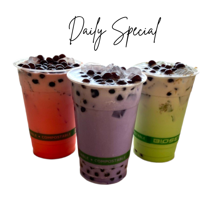 Milk Bubble Tea with Dairy Sub Special