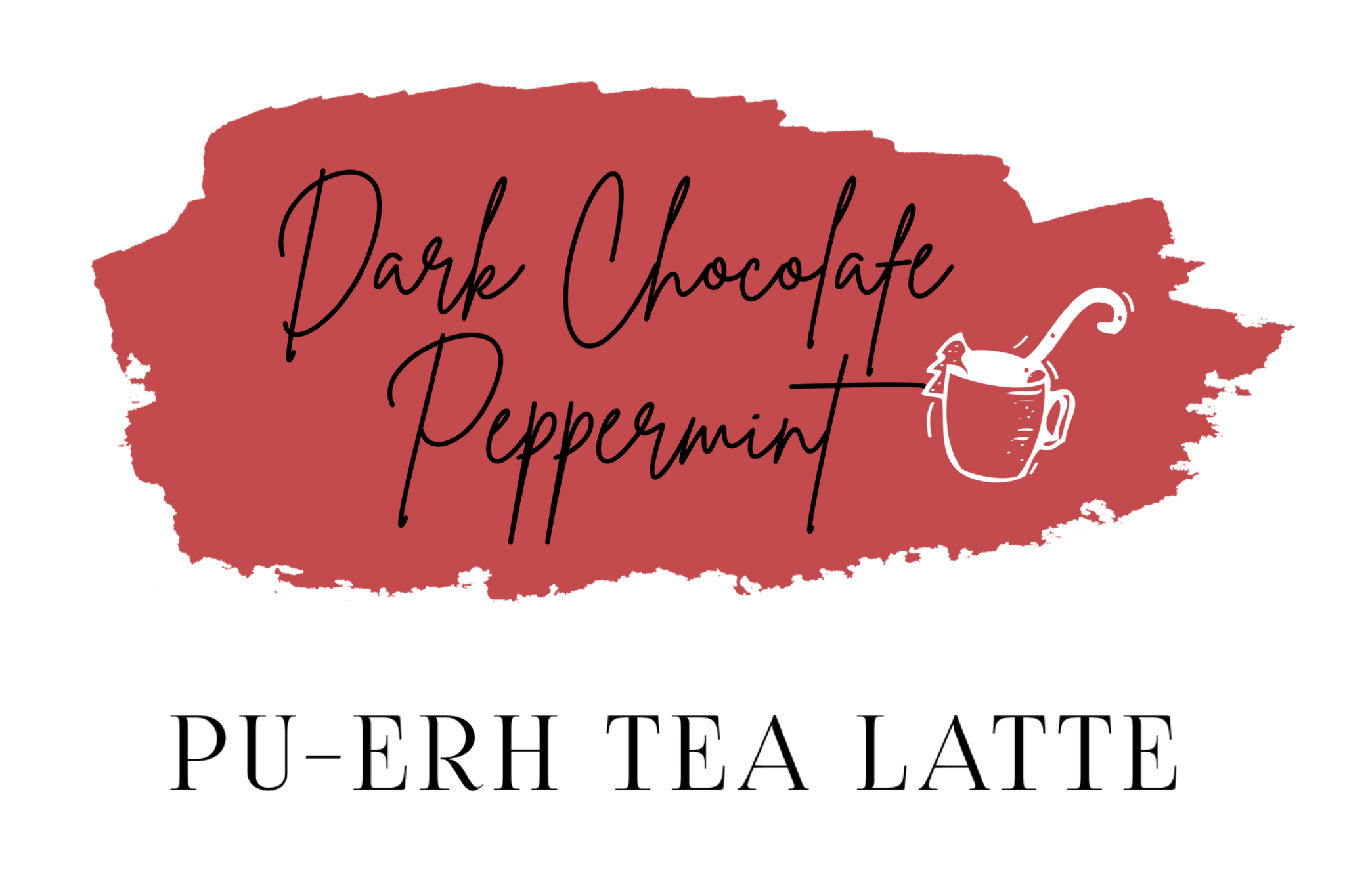 Dark Chocolate Peppermint Tea Latte