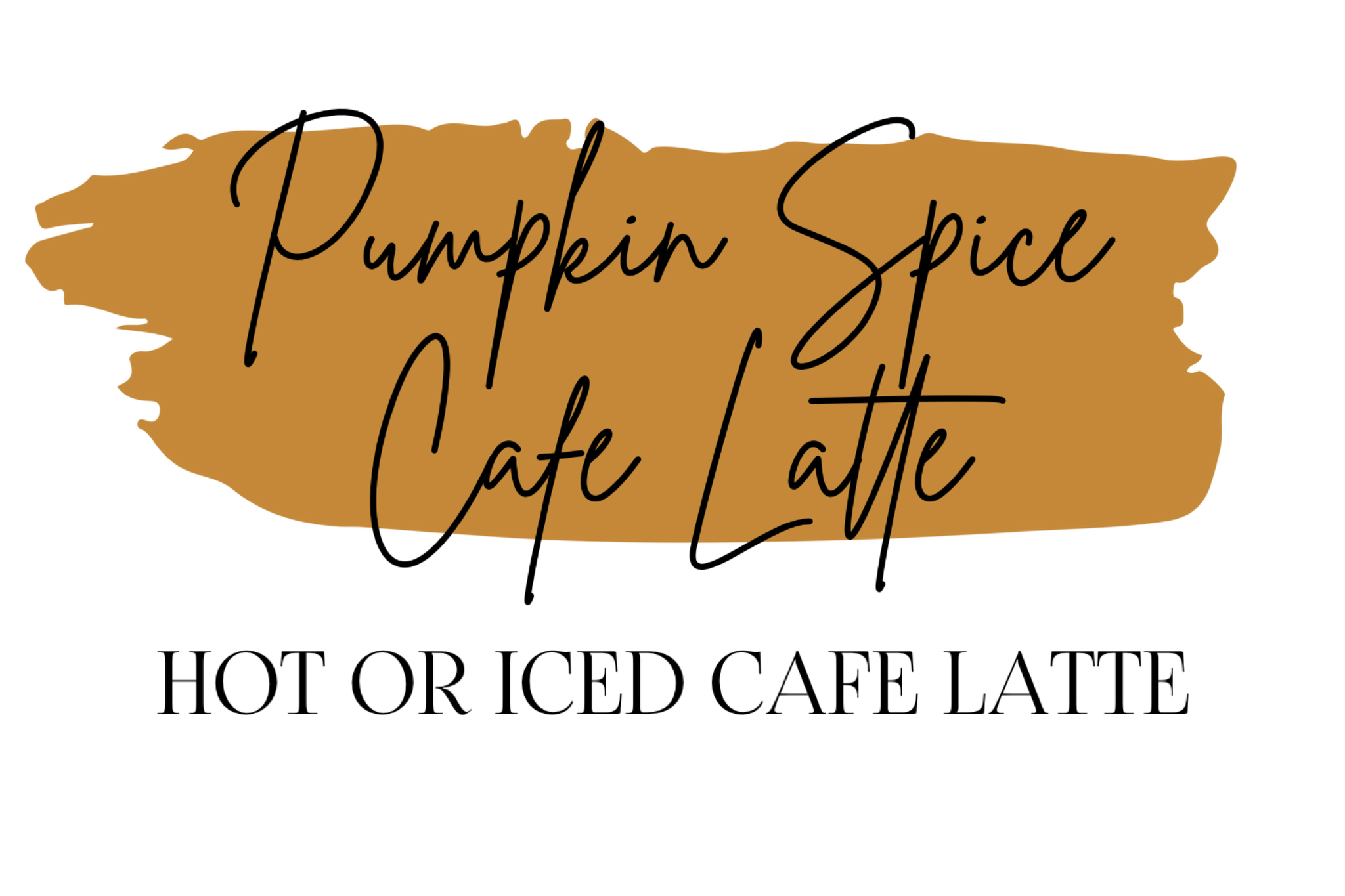 Pumpkin Spice Cafe Latte